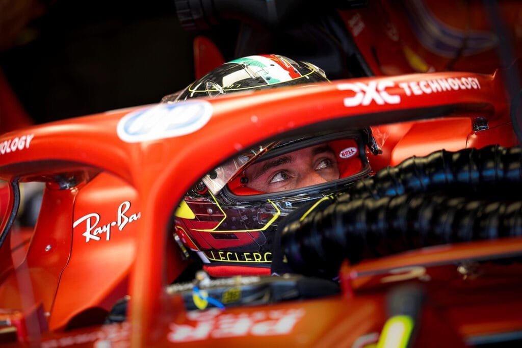 charles leclerc fiducioso a monza 2024