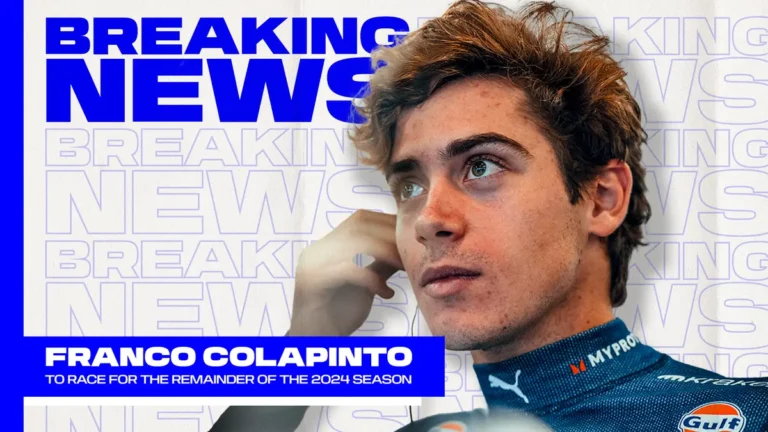 franco colapinto in williams