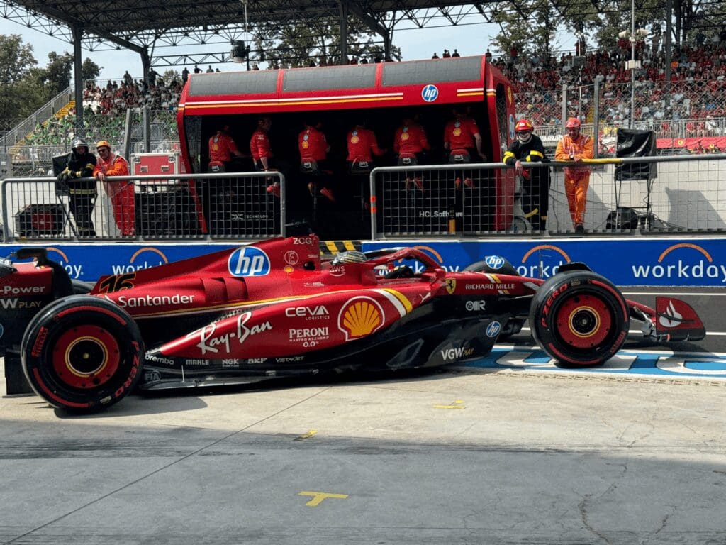FP3 a Monza: in foto, Charles Leclerc
