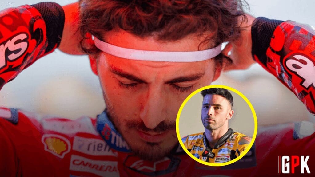 pecco bagnaia su luca salvadori