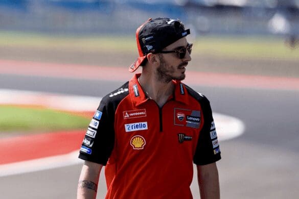 bagnaia dopo la sprint in indonesia
