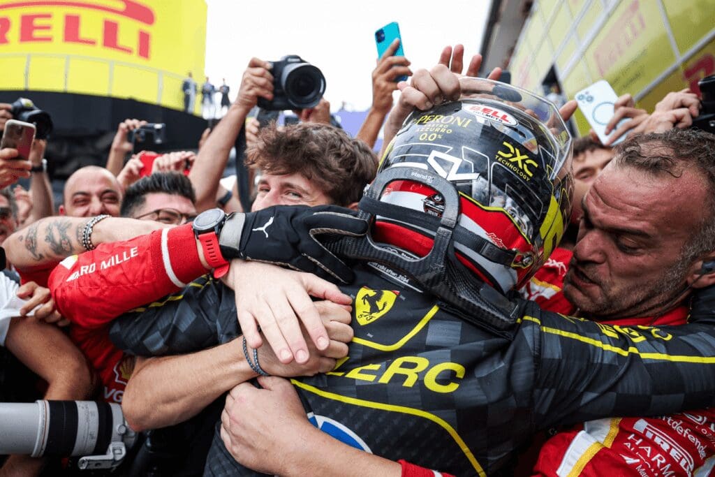 Emozione Leclerc: "È stato semplicemente fantastico"