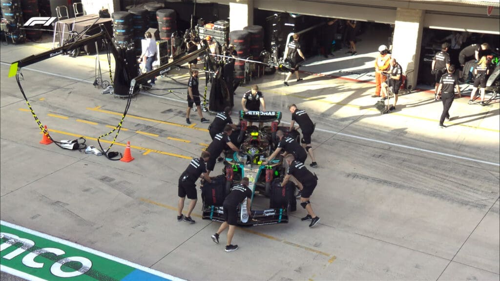 Lewis Hamilton escluso dal Q2 delle qualifiche ad Austin: l'ultima volta è stato durante il GP dell'Azerbaijan del 2024.