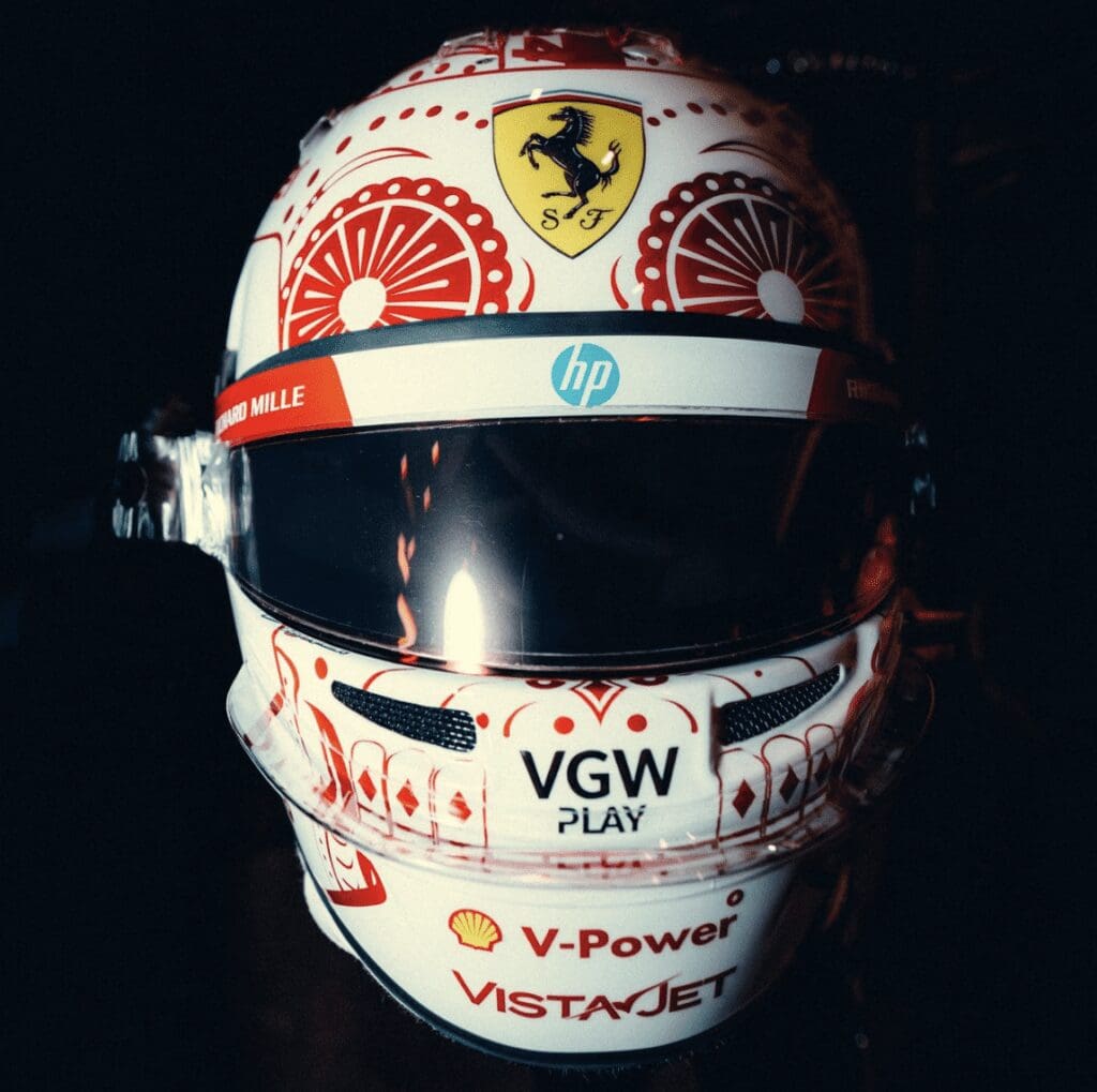 Nuovo casco per Leclerc in Messico: e il video di presentazione è speciale!
