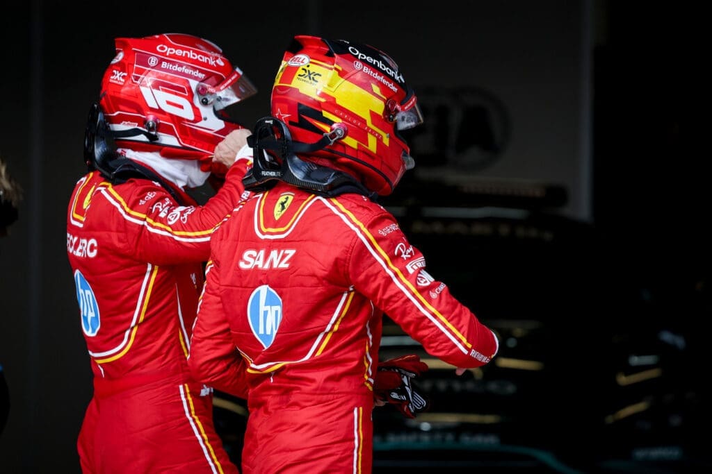 Ferrari, Leclerc e Sainz dopo le qualifiche: "Saremo il lotta ma superare sarà molto difficile, il passo c'è"