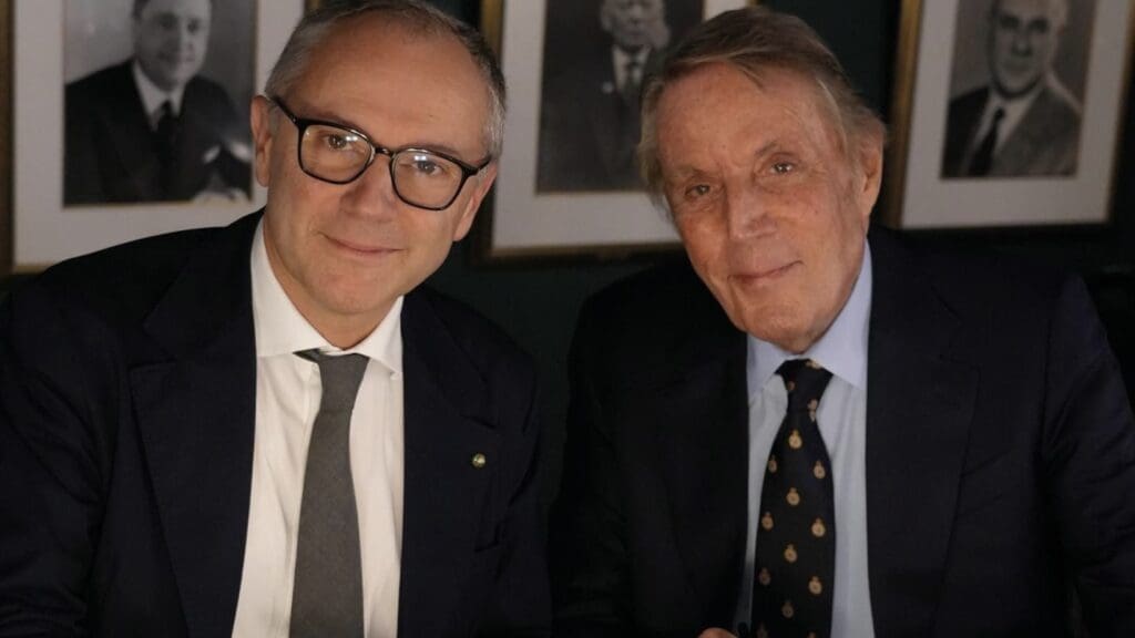 F1 a Monaco fino al 2031: Stefano Domenicali insieme a Michael Boeri.