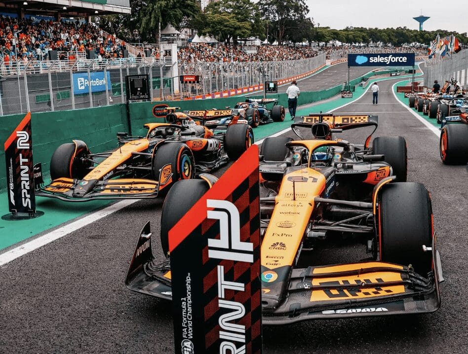 The STARTING GRID for the Sprint in Brazil: Piastri on pole, Leclerc in pursuit