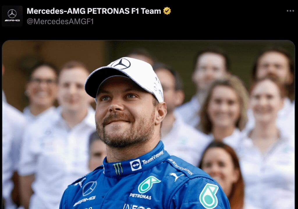 Mercedes, l'indizio social su Valtteri Bottas postato proprio oggi