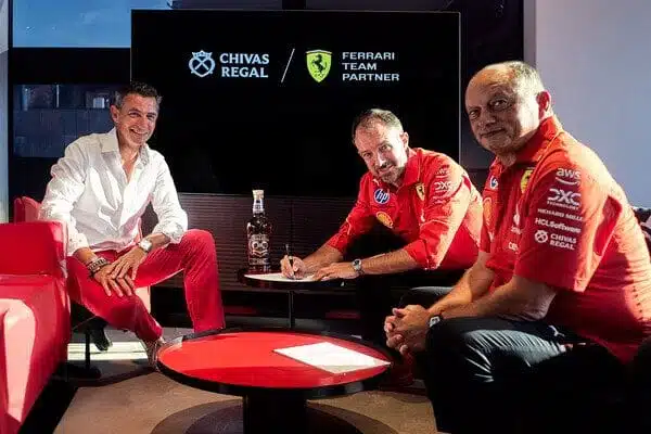 chivas regal nuovo sponsor ferrari