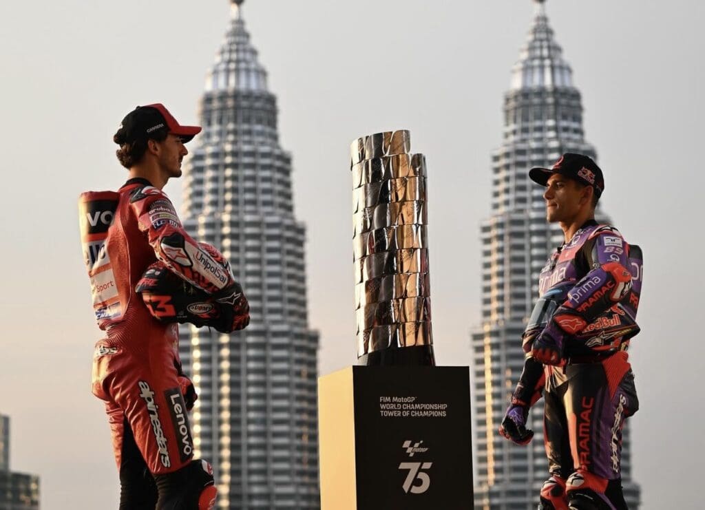 Jorge Martin e Pecco Bagnaia: i numeri della stagione 2024