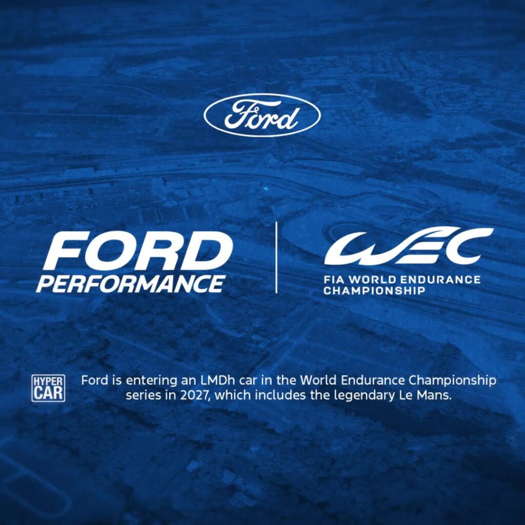 Ford nel WEC dal 2027: arriva l'ufficialità!