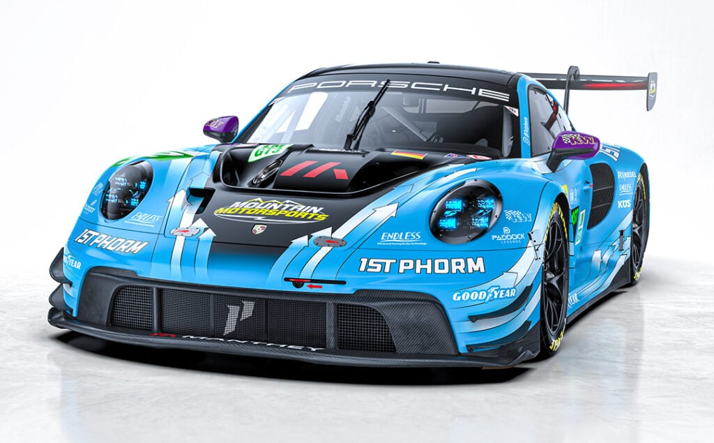 Livree Porsche per il WEC 2025: La Porsche 911 GT3 R 992 del team Manthey "1st Phorm" #92