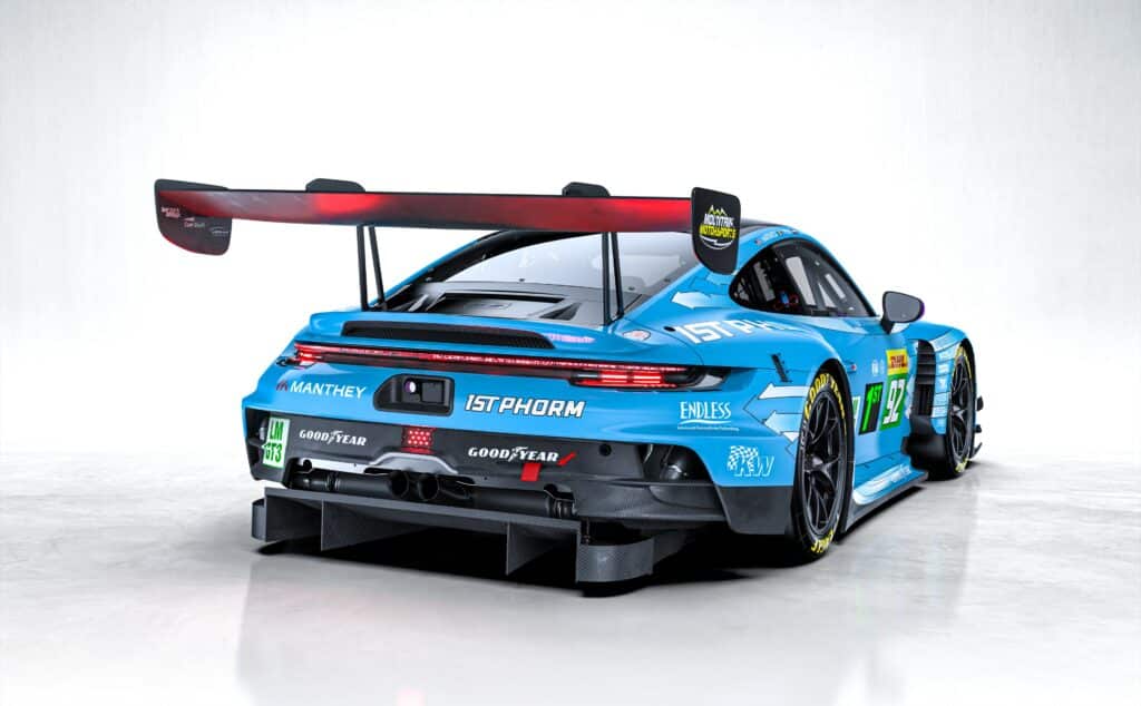 Livree Porsche per il WEC 2025: La Porsche 911 GT3 R 992 del team Manthey "1st Phorm" #92