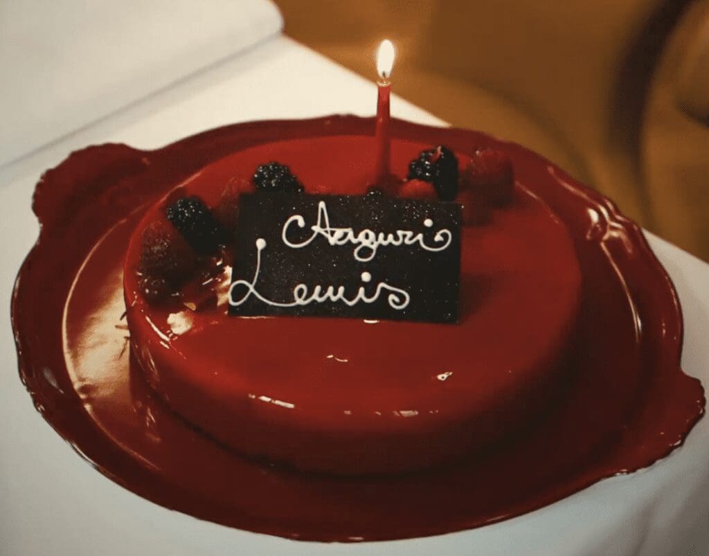 Ferrari wishes Lewis Hamilton a happy birthday: here’s the special cake for the Briton
