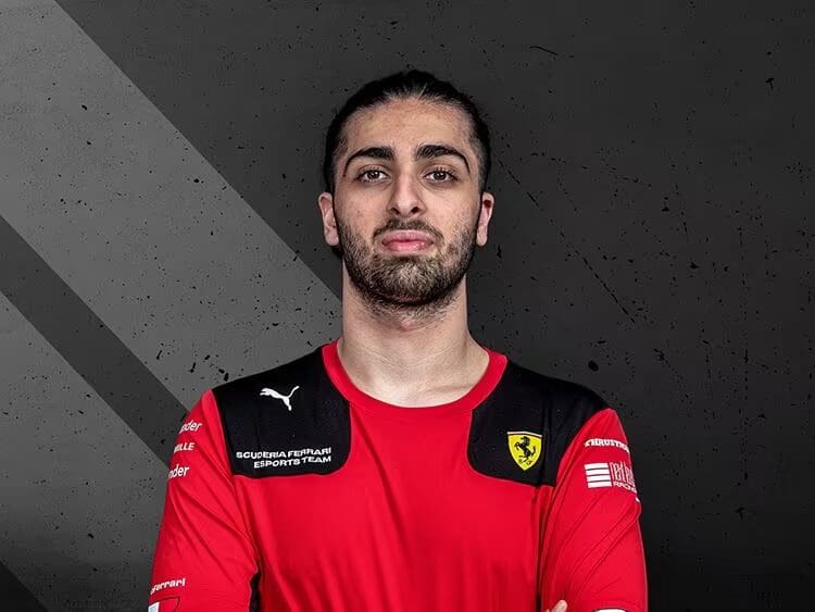 Ferrari Esports, la line-up per il 2025: Bari Broumand