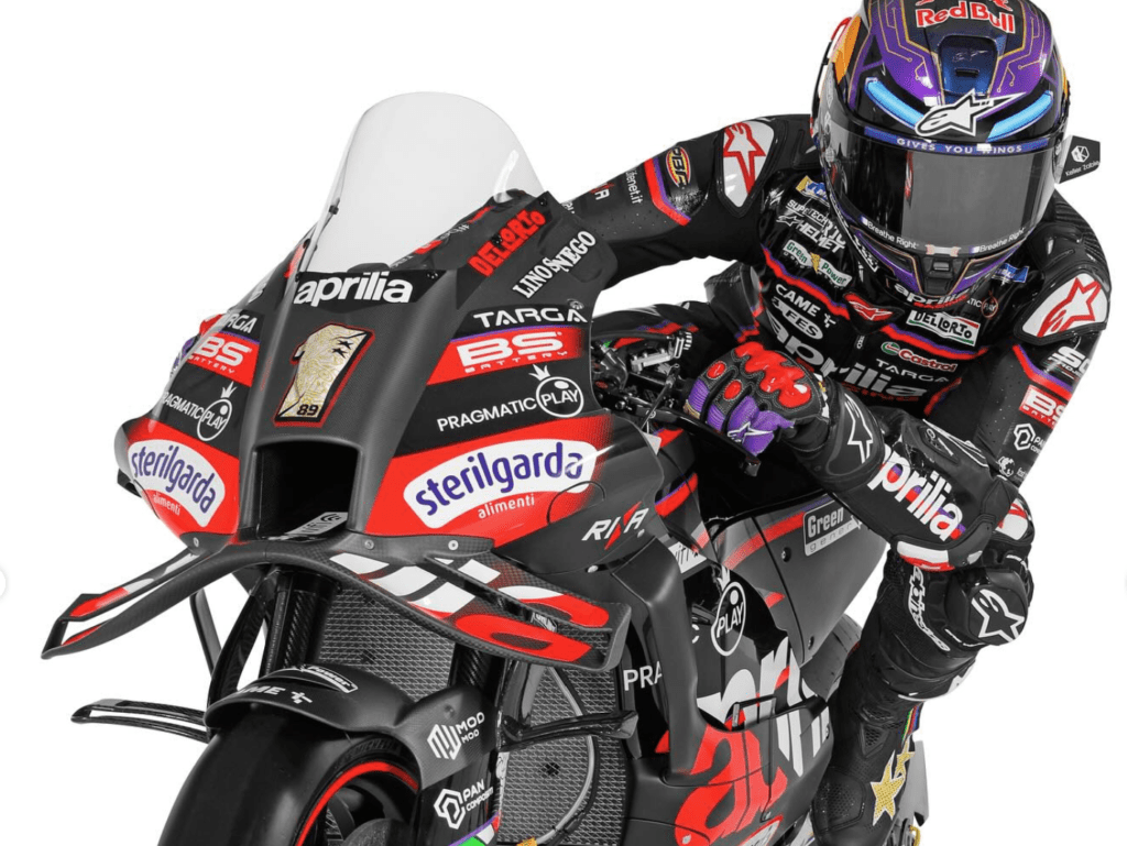 Presentazione Aprilia: ecco la nuova livrea e il numero scelto da Jorge Martin