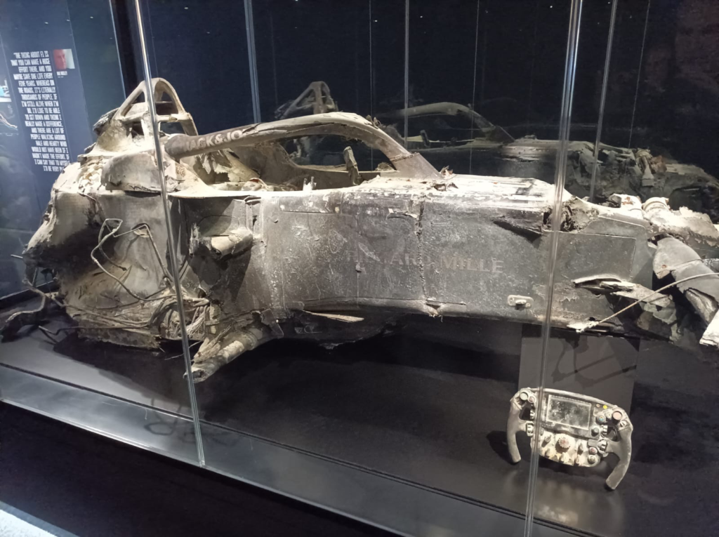 Dove è conservata la vettura bruciata di Romain Grosjean? Ecco la risposta