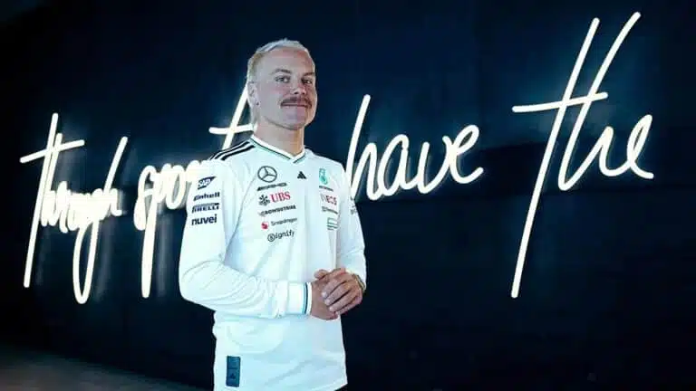 bottas in cadillac