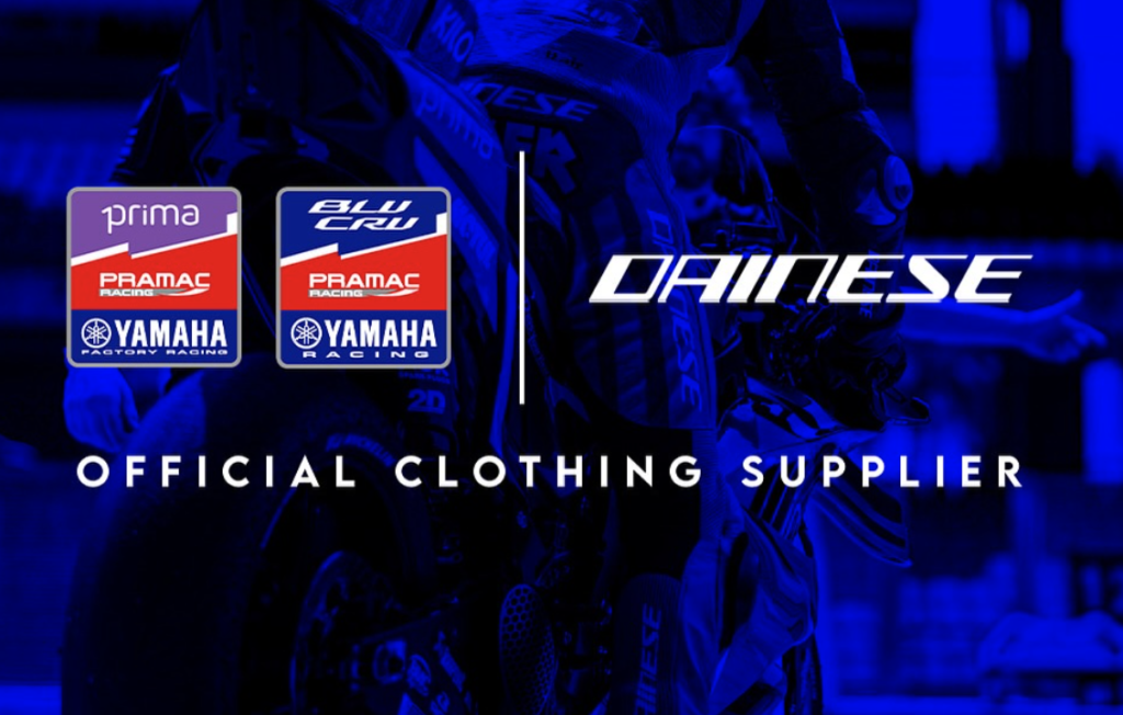 Partnership tra Pramac Racing e Dainese per la stagione 2025: ecco l'annuncio