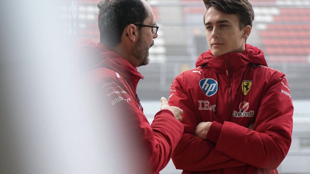 Dino Beganovic, a member of the Ferrari Driver Academy, took part in FP1 in Bahrain in place of Charles Leclerc.
