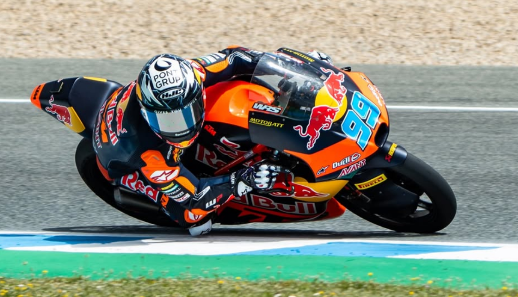 Moto3 a Jerez: Rueda alieno, seguito da Piqueras e Kelso. Pini 7°