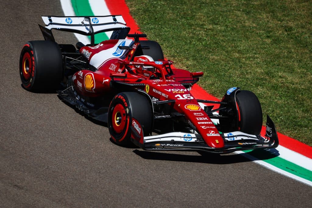 Ferrari, Leclerc: "Right now we're a third-row team, I don't have a magic wand."<br>