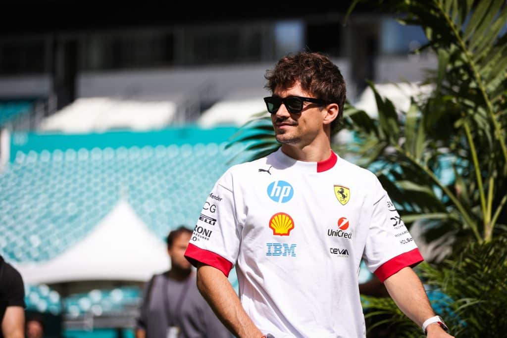 Ferrari, Leclerc: "The SF-25 is a difficult car to drive, but it's a challenge that motivates me."<br>
