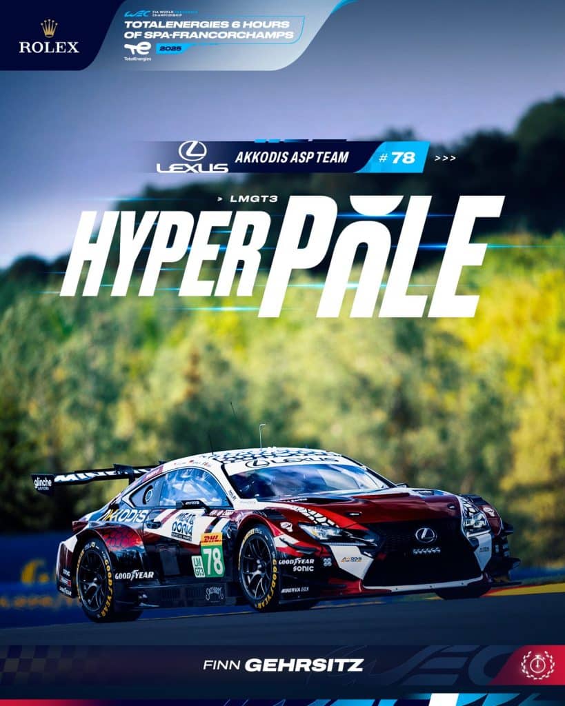 Qualifiche 6h di Spa 2025: Hyperpole position per la Lexus #78, la vetrina "Hyperpole"