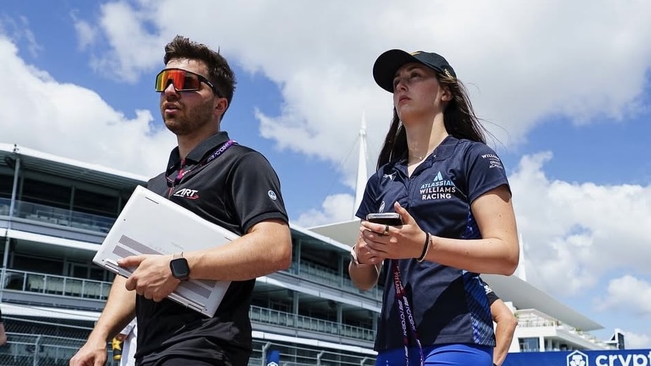F1 Academy in Miami: Pictured is Lia Block, who will be racing her home weekend alongside Chloe Chambers and Courtney Crone.