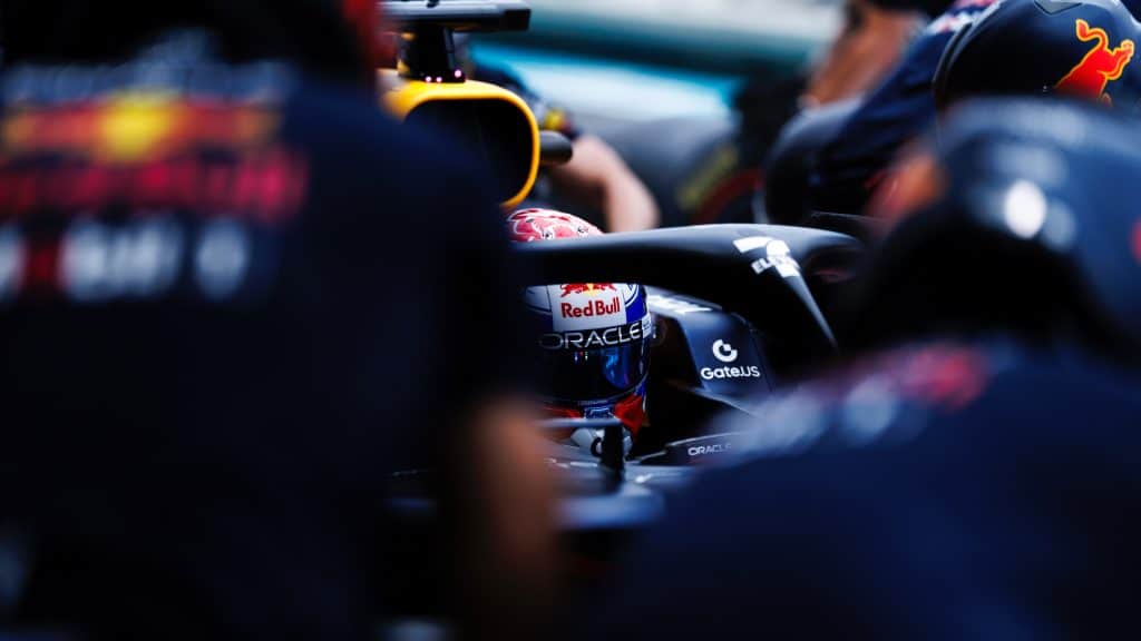 Red Bull, Verstappen: 'Great qualifying but race pace is an unknown, let's see what the weather does.'<br>