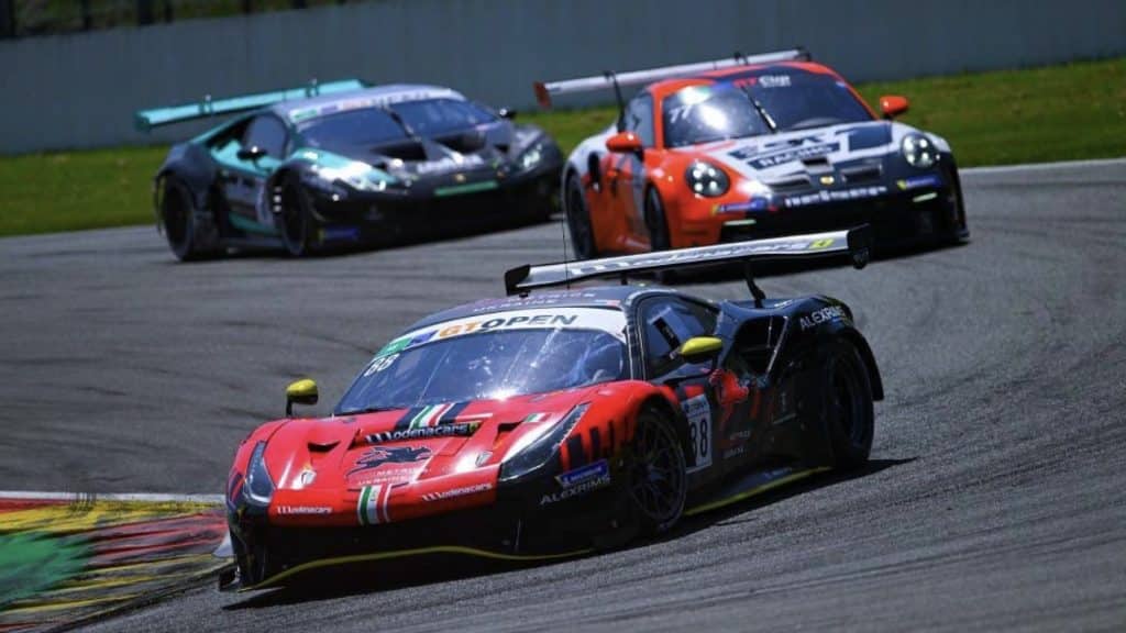 In foto, Andrea Montermini durante il Campionato GT Open del 2023.