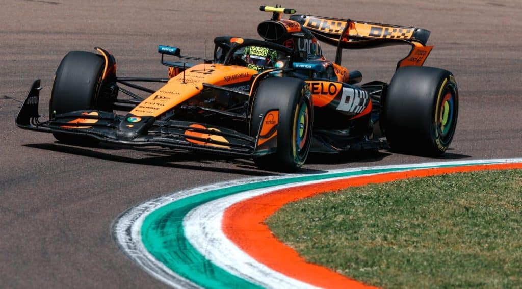 F1 race at Imola: Lando Norris will be forced into another comeback drive after a Q3 performance below expectations.