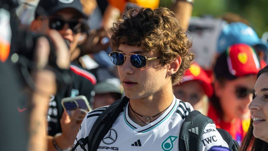 Mercedes, Antonelli: 'It will be an emotional weekend, I’ll have to manage my energy well'<br>