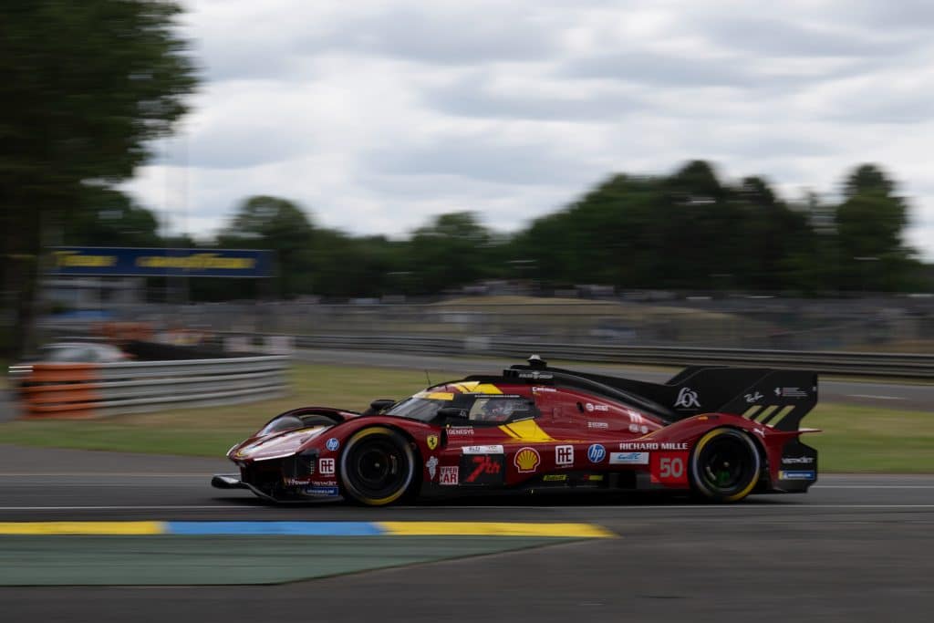 FP1 Le Mans 2025: a lungo in prima posizione la Ferrari #50