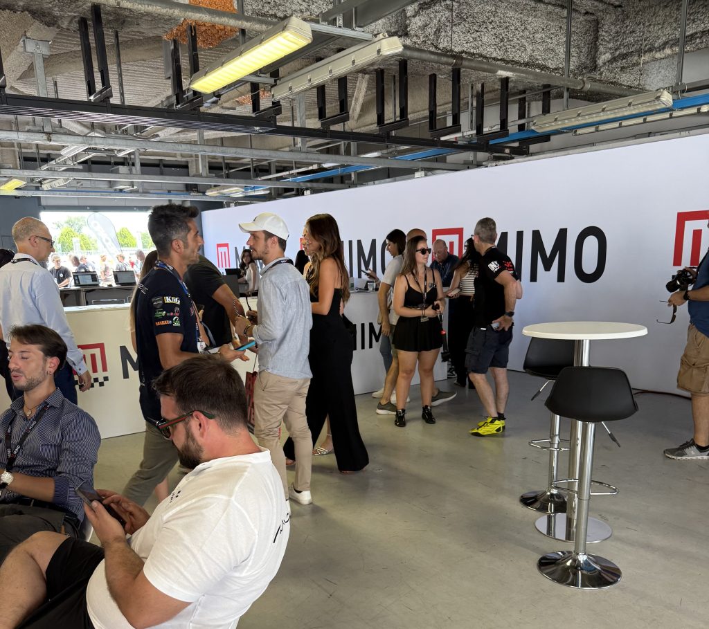 In foto l'hospitality del MiMo 2025, con Federica Masolin tra i presenti