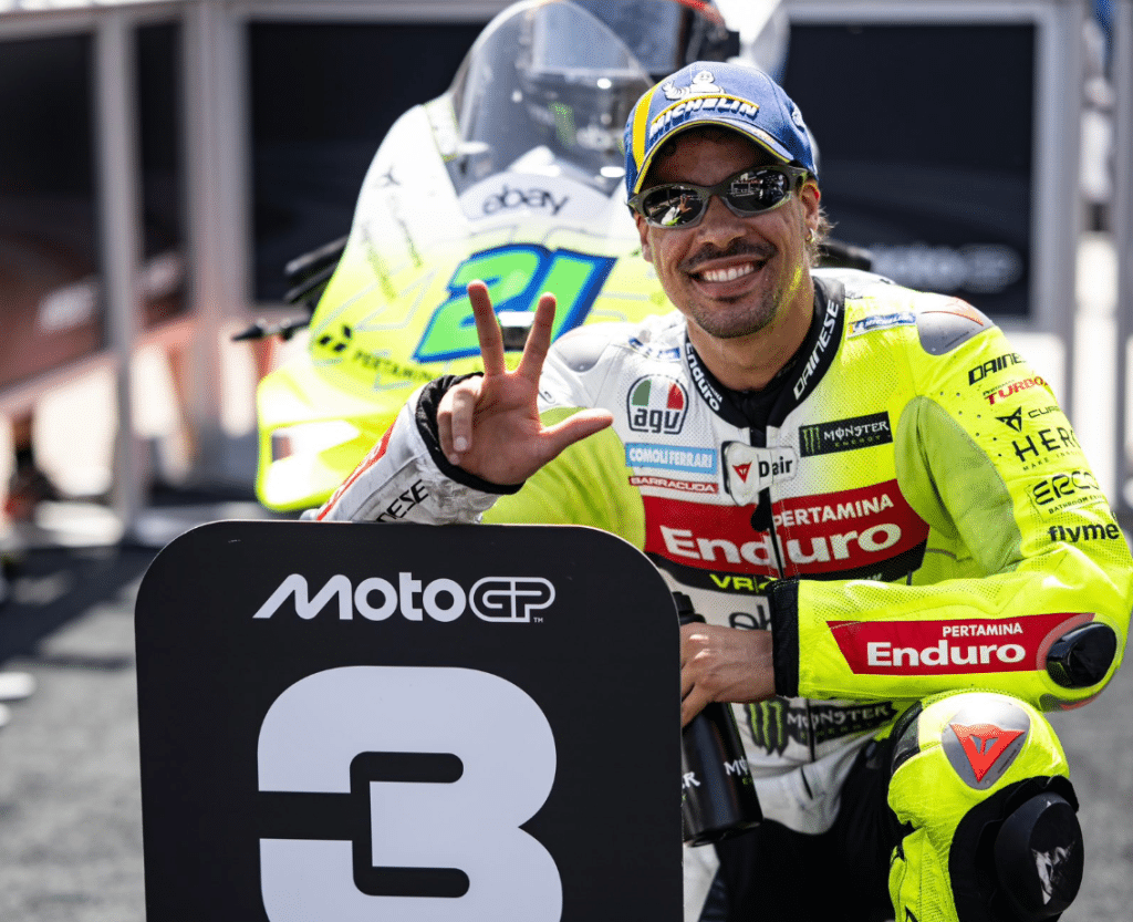 Morbidelli on Aldeguer: “Yeah, I felt him… but it was a special Sunday”