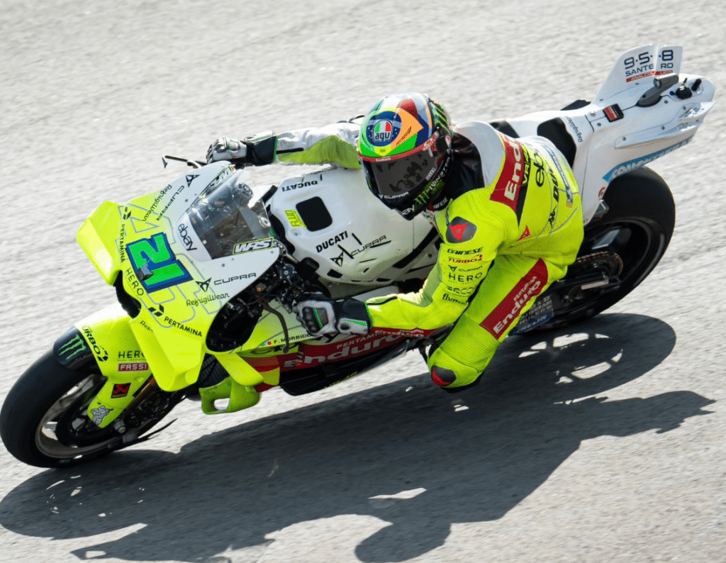 Morbidelli on Aldeguer: “Yeah, I felt him… but it was a special Sunday”