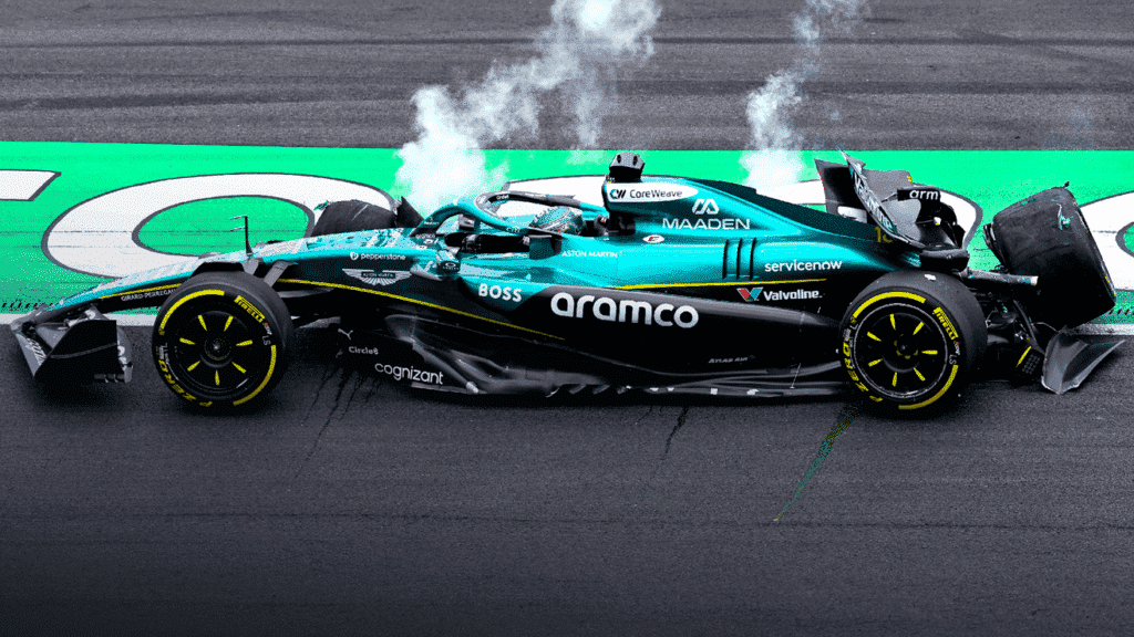 FOTO – Fuerte accidente de Stroll en Zandvoort: ¡el coche quedó destrozado!
