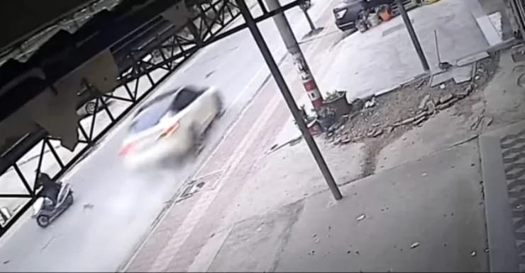 Vettura che incidente