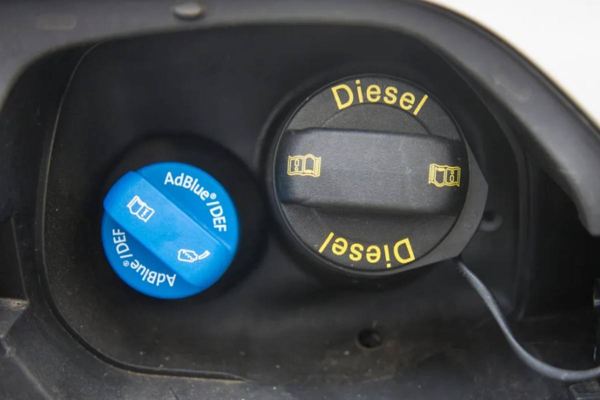 Auto diesel con AdBlue