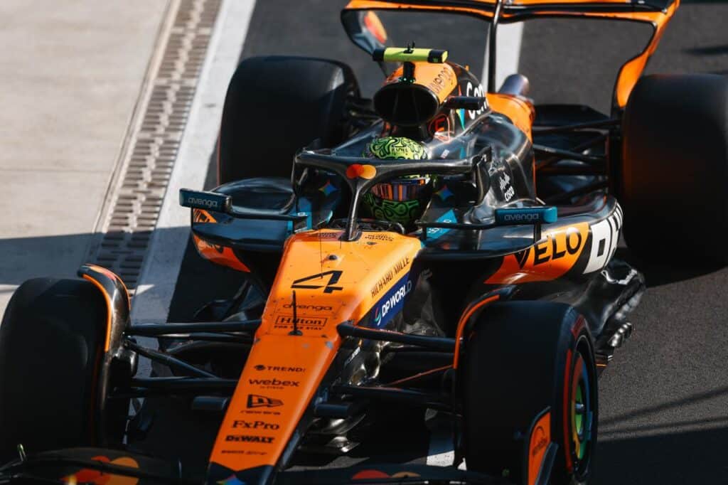 McLaren, Norris: "La pole di Verstappen non mi sorprende, è stato veloce in tutto il weekend"
