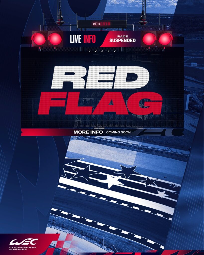 Lone Star Le Mans 2025: bandiera rossa a 1 minuto dal termine della prima ora!