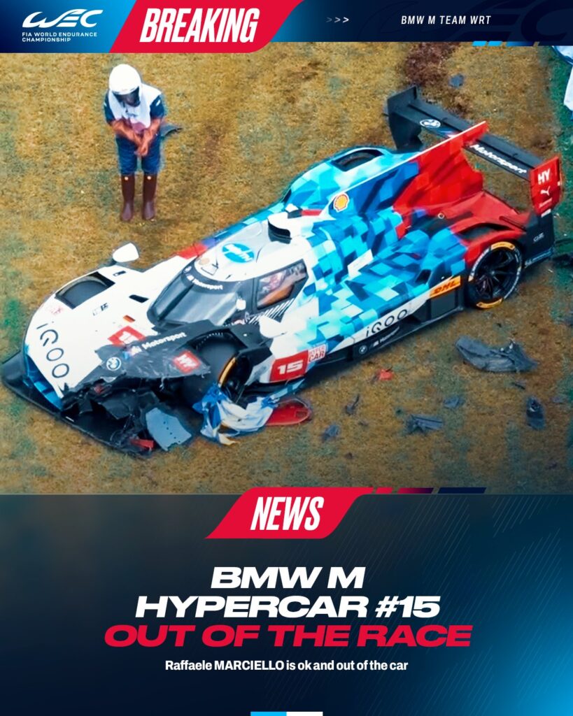 6h del Fuji 2025: ritiro per la BMW #15