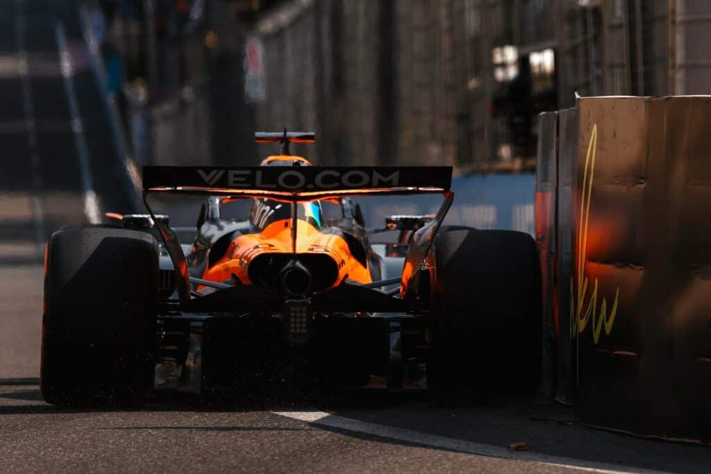 McLaren, venerdì difficile a Baku: le parole di Norris e Piastri
