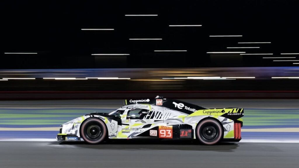 Citroen sceglie Vergne e Cassidy: Jean-Eric Vergne al volante della Hypercar Peugeot nel corso del primo appuntamento in Qatar.