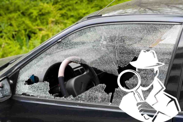 Indagine automobile abbandonata