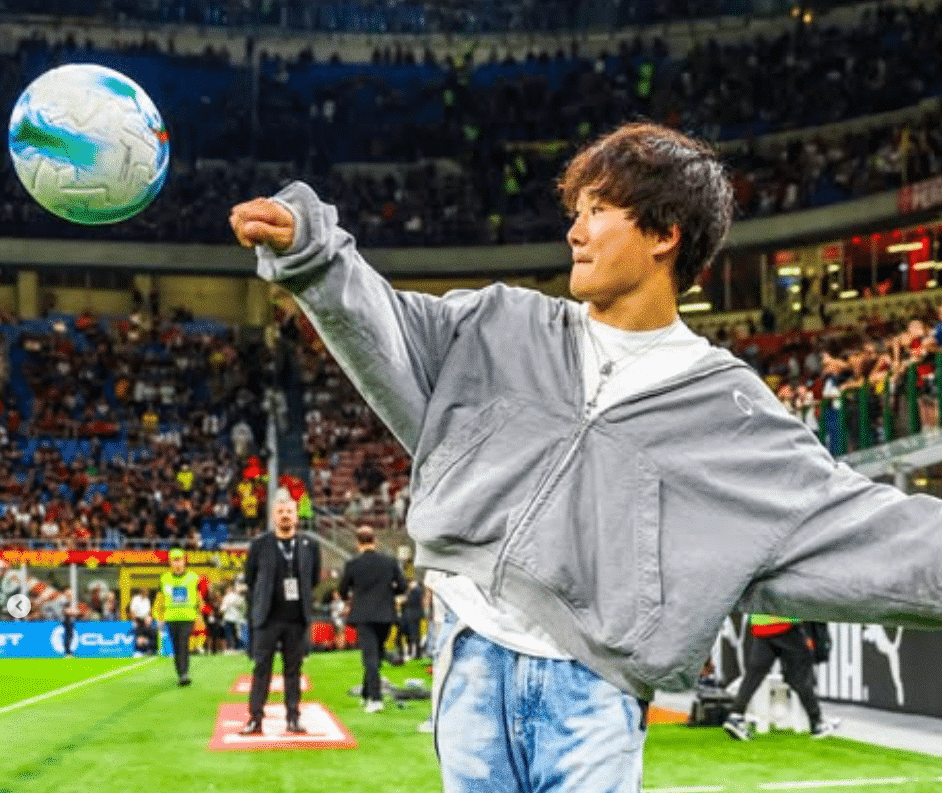 Yuki Tsunoda a San Siro: sorpresa a bordocampo prima di Milan-Bologna!