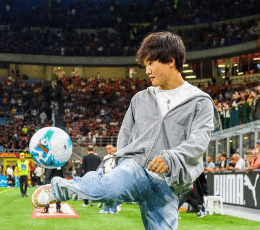 Yuki Tsunoda a San Siro: sorpresa a bordocampo prima di Milan-Bologna!