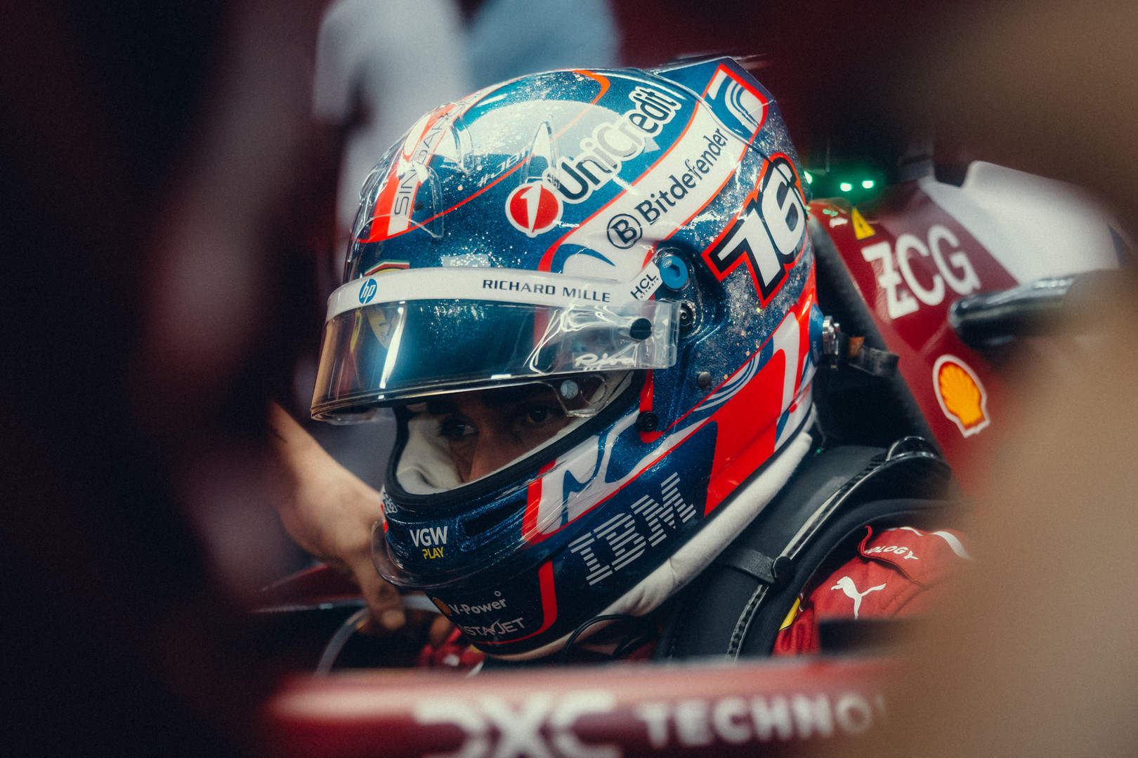 Un difficile venerdì per Leclerc a Singapore Charles GP Singapore Ferrari