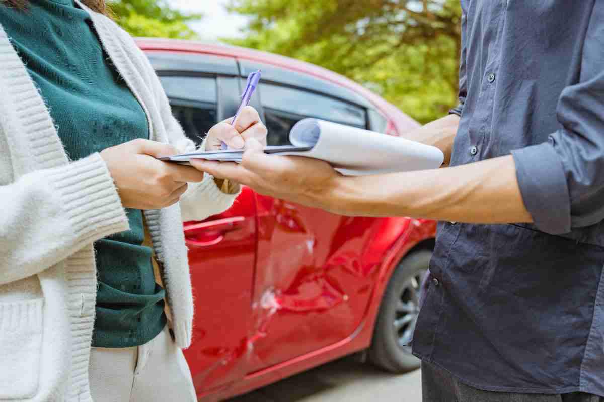 Incidente danno macchina